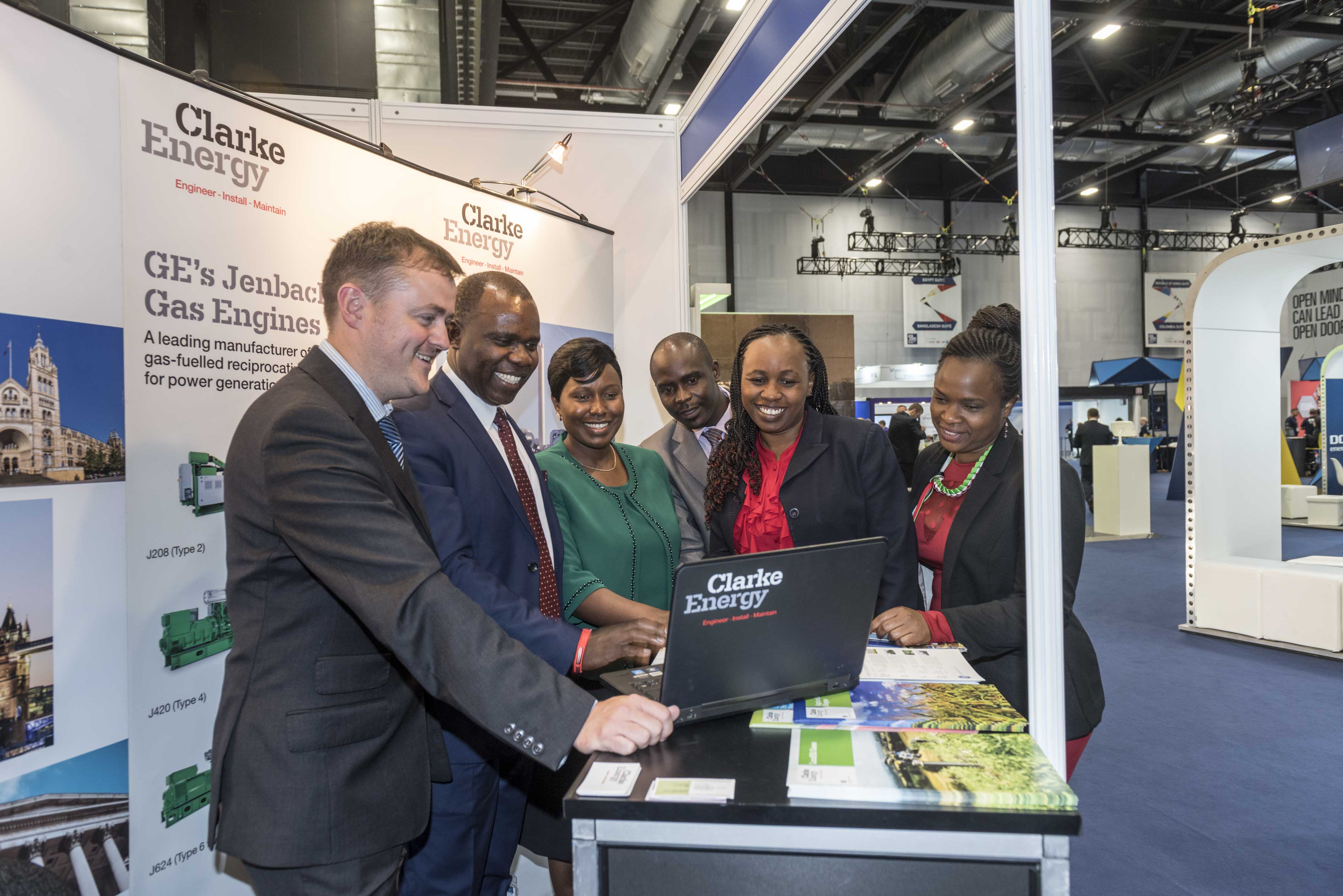 IFB2016 Liverpool Day 7. Kenya delegation with Alex from Clarke Energy