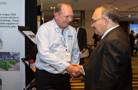 En Anglais: PNG Prime Minister Visits Clarke Energy