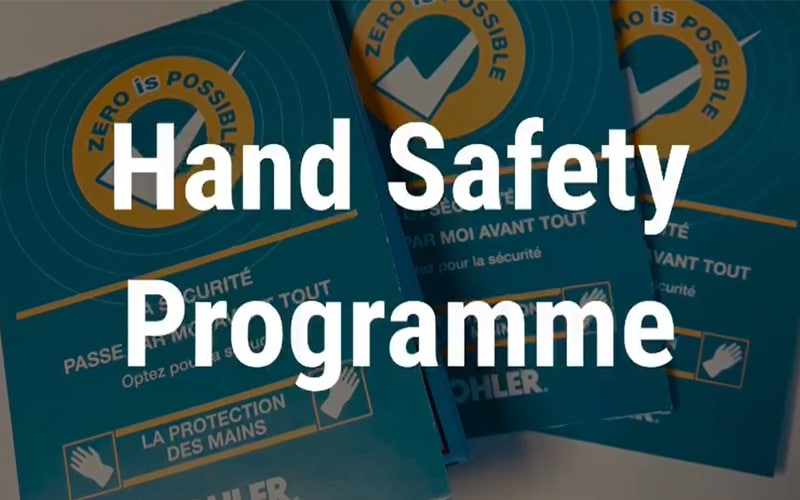 Clarke Energy et KOHLER lancent le « HAND SAFETY PROGRAM »