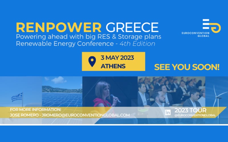 RENPOWER Greece 2023 | 3rd May | Athens, Wyndham Grand Athens Hotel