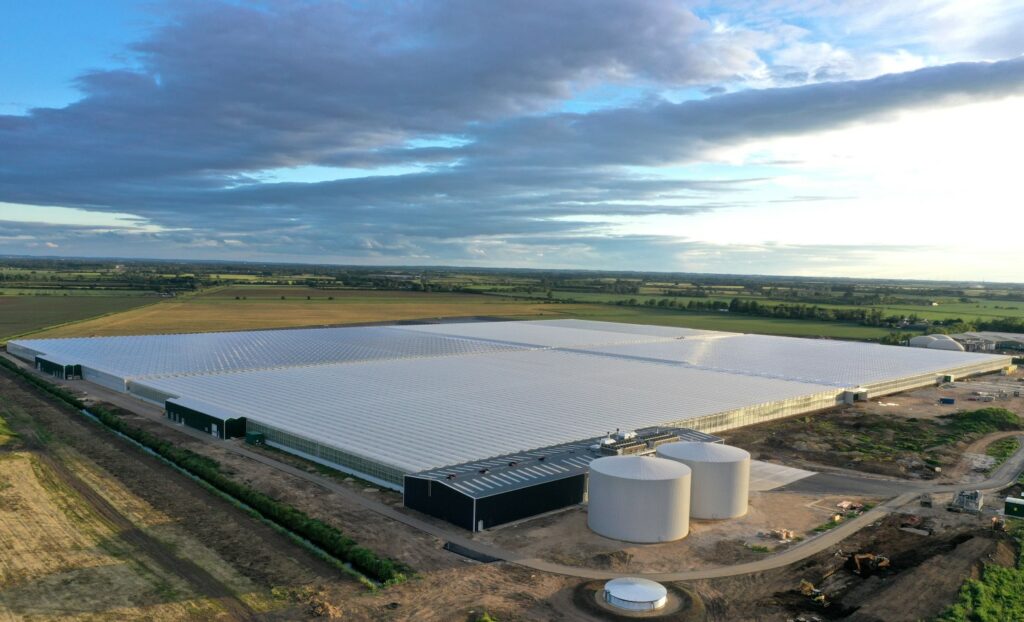 The Chear Farm Glasshouse an Innovative Greenhouse integrating CO2 air enrichment from CHP engines with water source heat pumps.