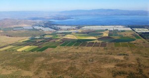 Aerial shot of Gorge Farm and Lake Naivasha, location where the Kenyan biogas plant will be located