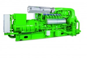 A GE Jenbacher J412 gas engine